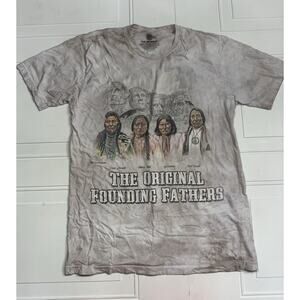 THE MOUNTAIN Tie Dye Original Founding Fathers Native American T-Shirt Size XL